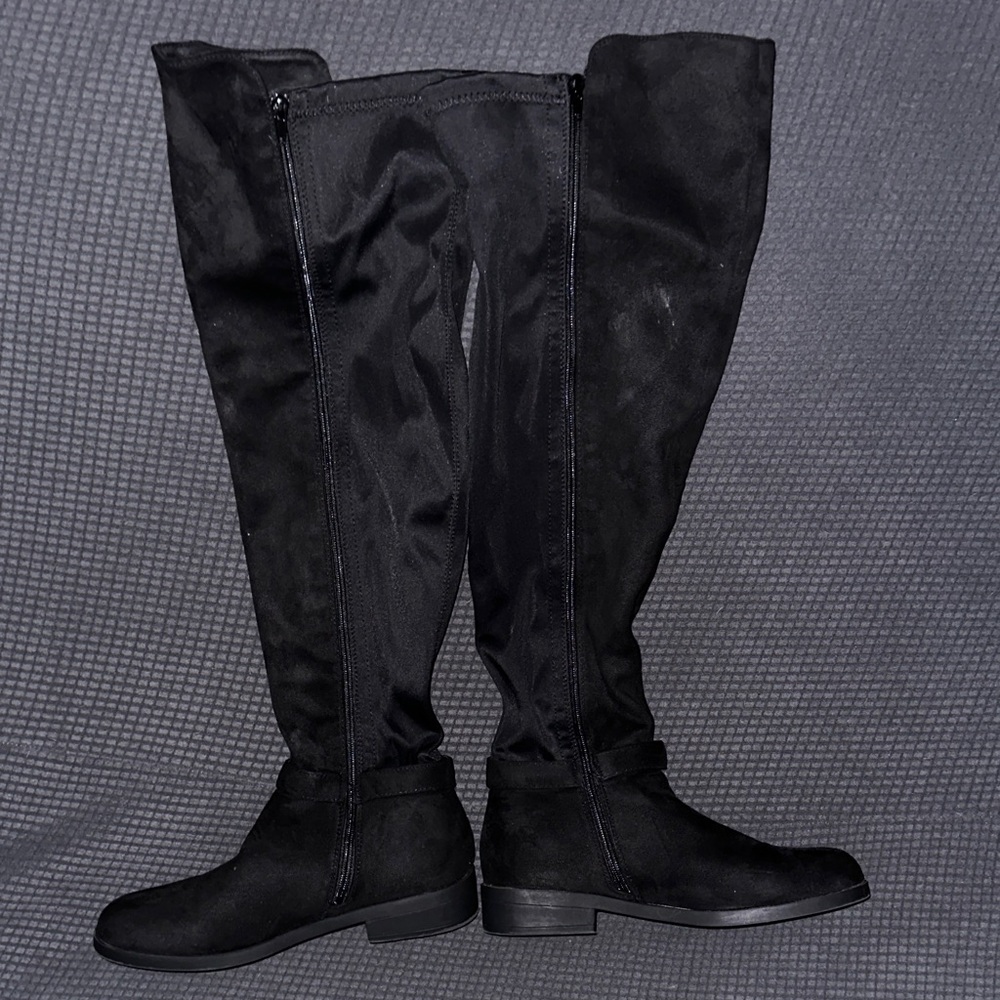 Elegant Black Over-the-Knee Women's Boots
